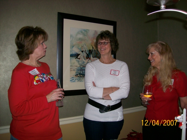 Debbie Currier Dunn, Betsy Hall Webb, and Teresa Wilkinson